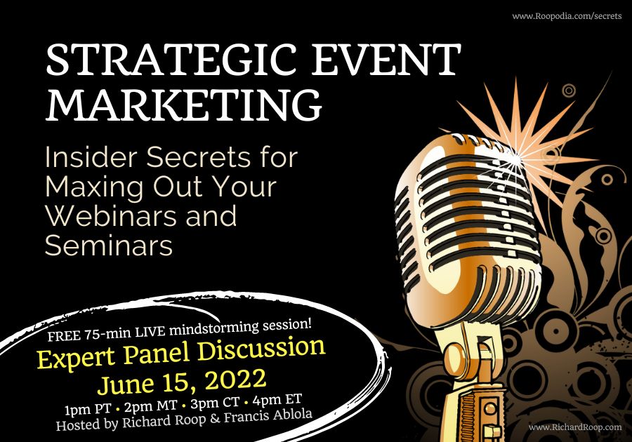 Free strategic event marketing panel for educators, coaches and ...